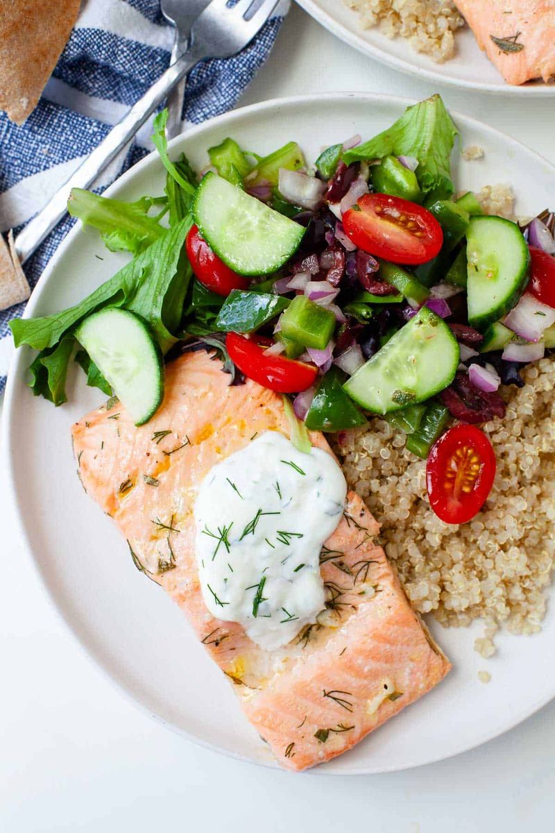 Salmon and Quinoa Power Bowl