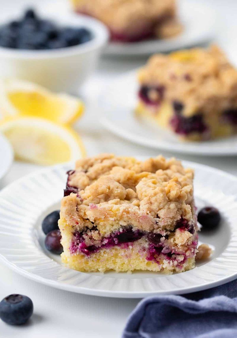 Lemon and Blueberry Crumble