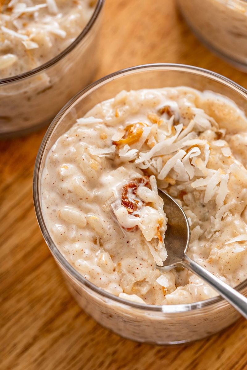 Coconut Milk Rice Pudding