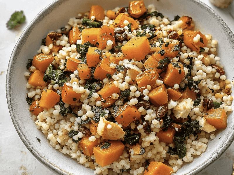 Butternut Squash and Sage Couscous Bowl