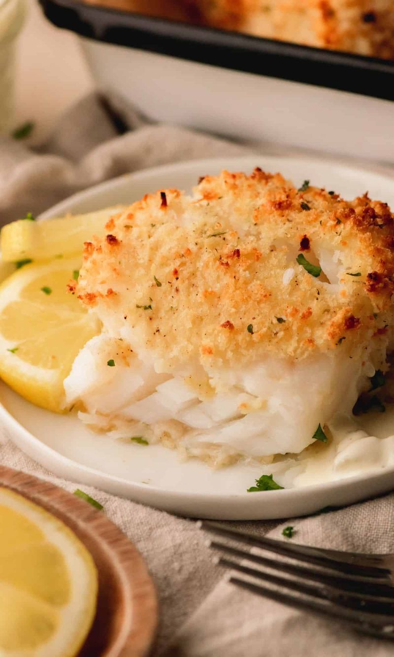 Baked Cod With Panko Crust