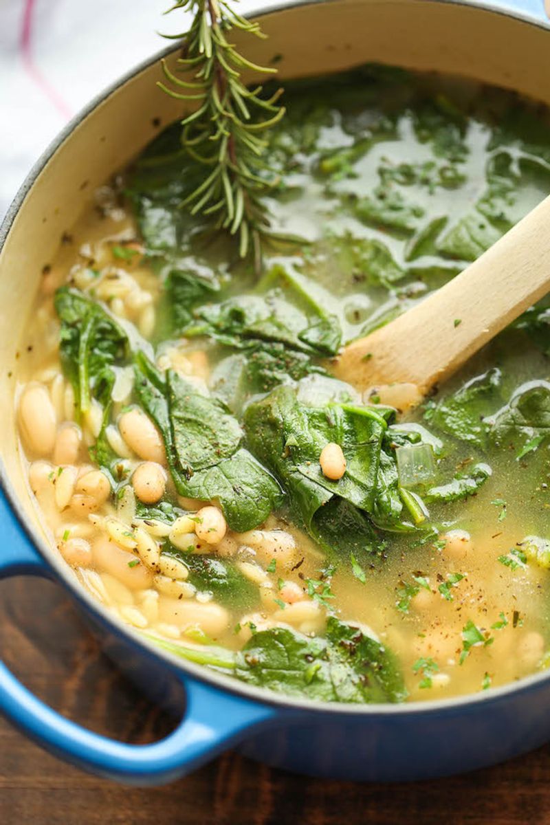 White Bean and Spinach Soup