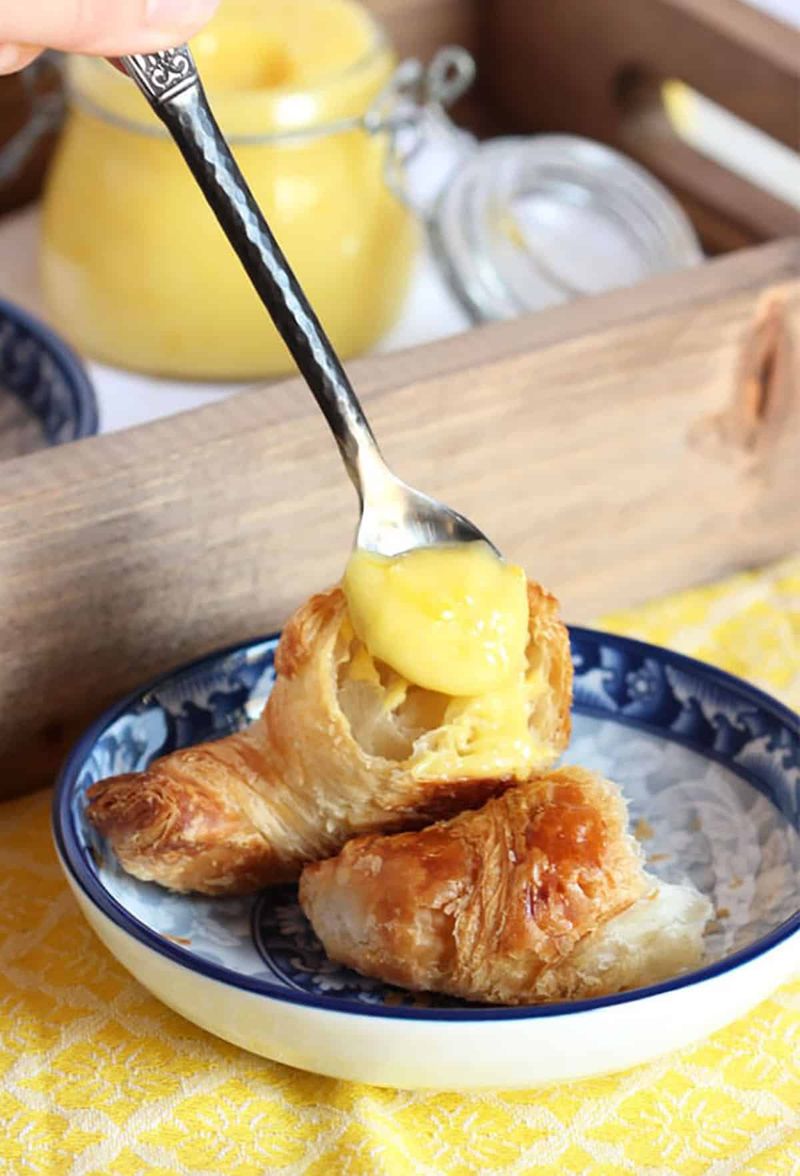 Lemon Curd and Whipped Cream