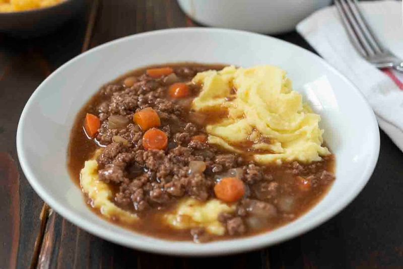 Beef Mince and Mashed Potato