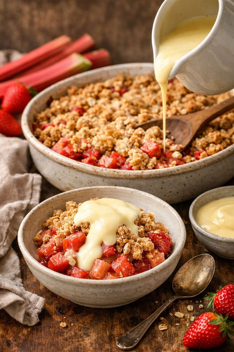 Rhubarb Crumble