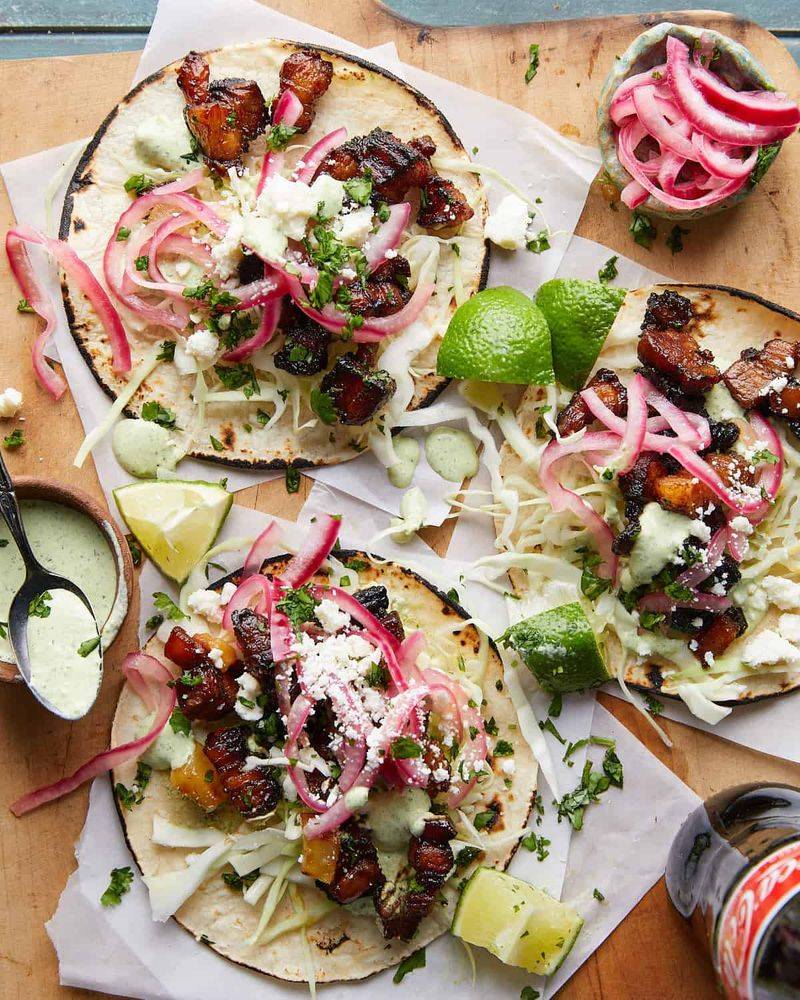 Mexican-Spiced Pork Belly Tacos