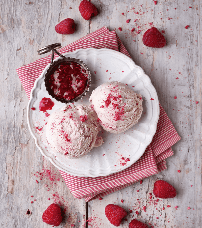 Clotted Cream and Raspberry Ripple