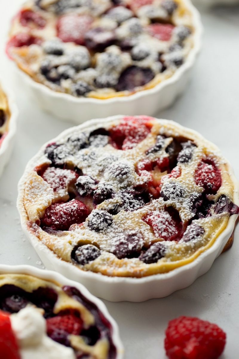 Mixed Berry Clafoutis