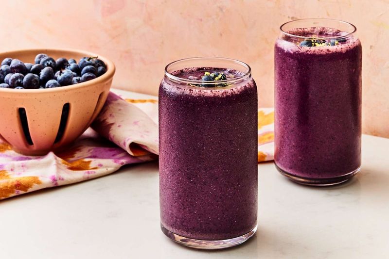 Blueberry Almond Butter Smoothie
