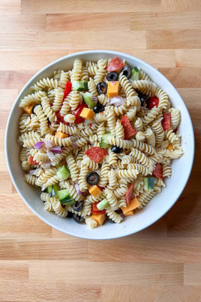 Pasta Salad with Italian Dressing