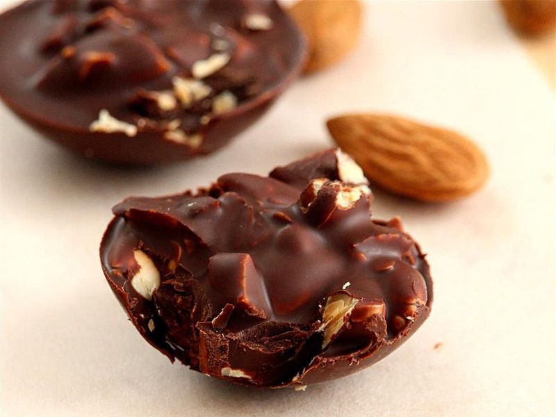 Dark Chocolate And Almonds