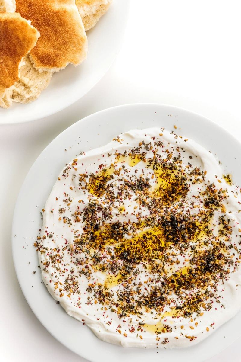 Labneh with Olive Oil and Za'atar