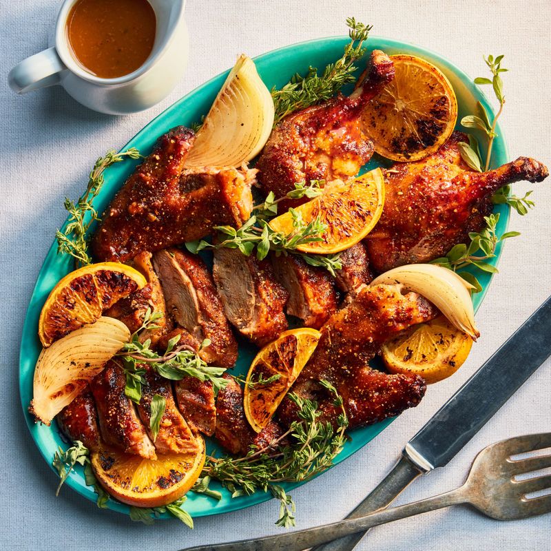 Roast Duck with Orange Sauce