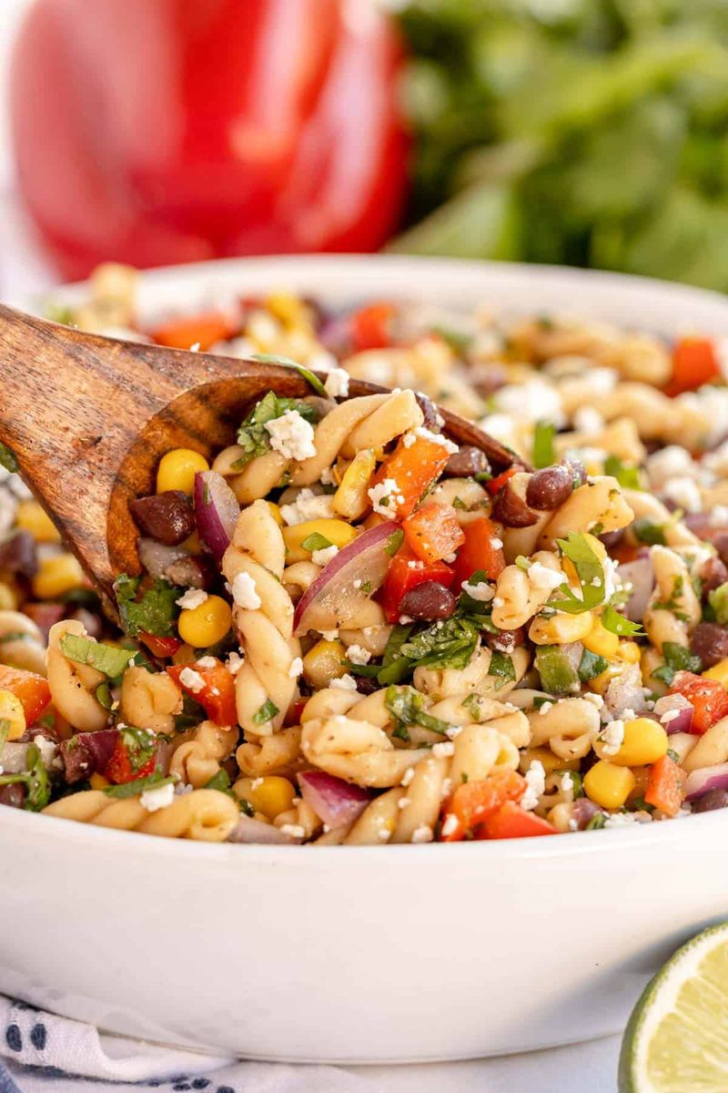 Pasta Salad with Corn and Black Bean