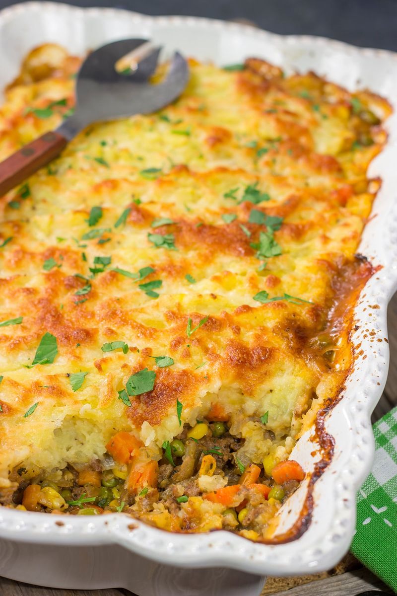 Beef and Vegetable Shepherd's Pie