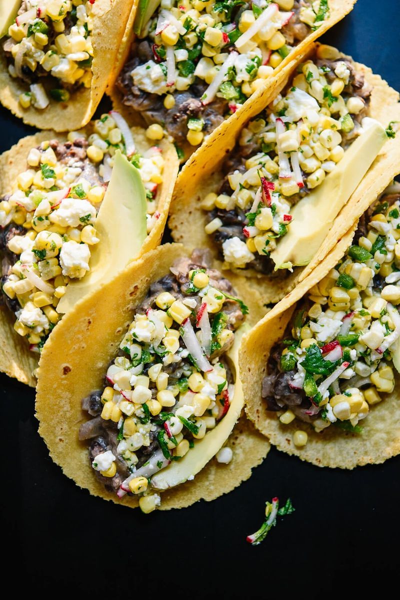 Sweetcorn and Black Bean Tacos