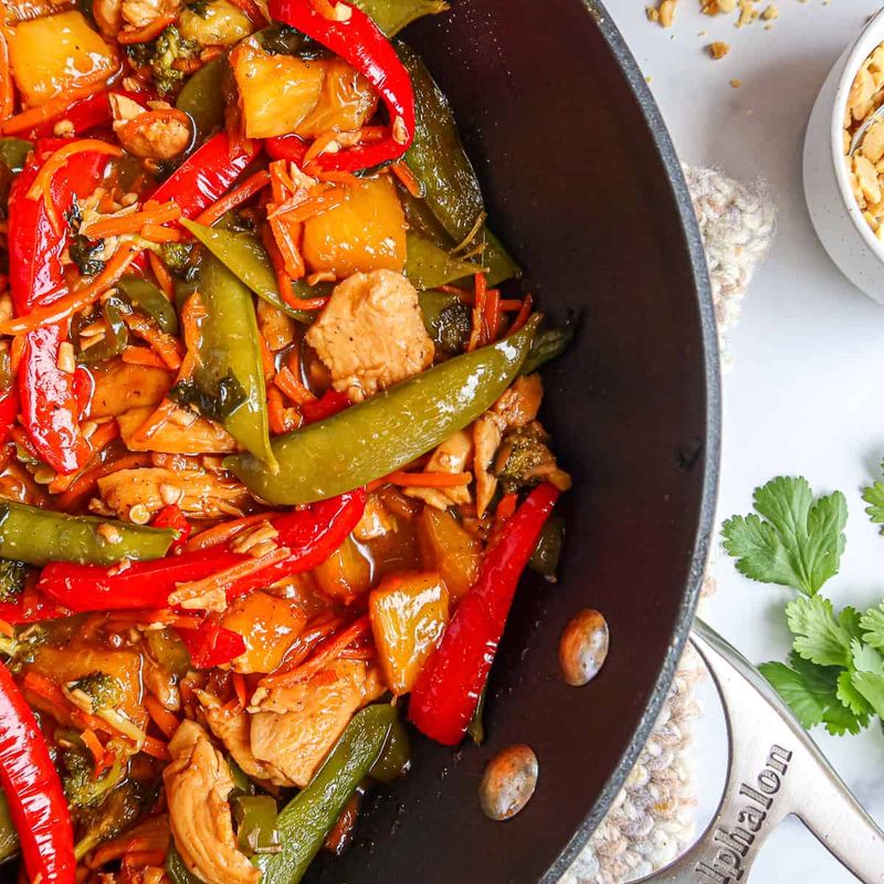 Sweetcorn and Chicken Stir-Fry