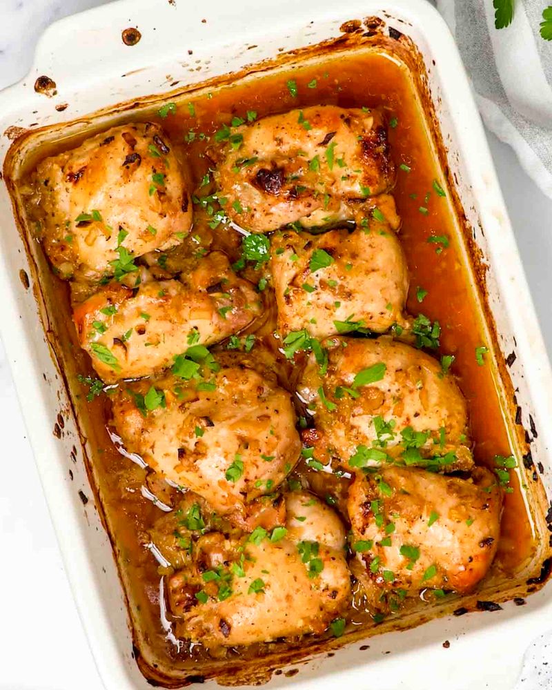 Honey Garlic Chicken Thighs