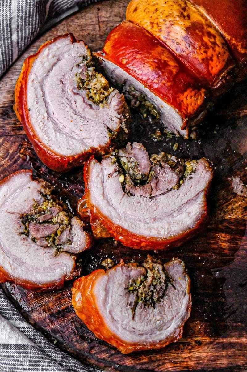 Italian Porchetta-Style Pork Belly Roll