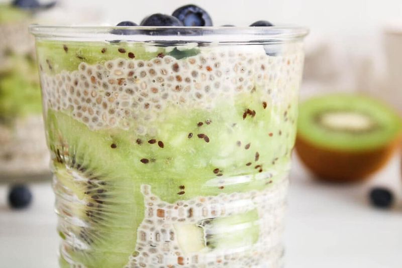 Kiwi Coconut Cream Pudding