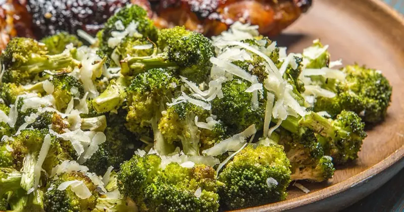 Charred Broccoli with Parmesan