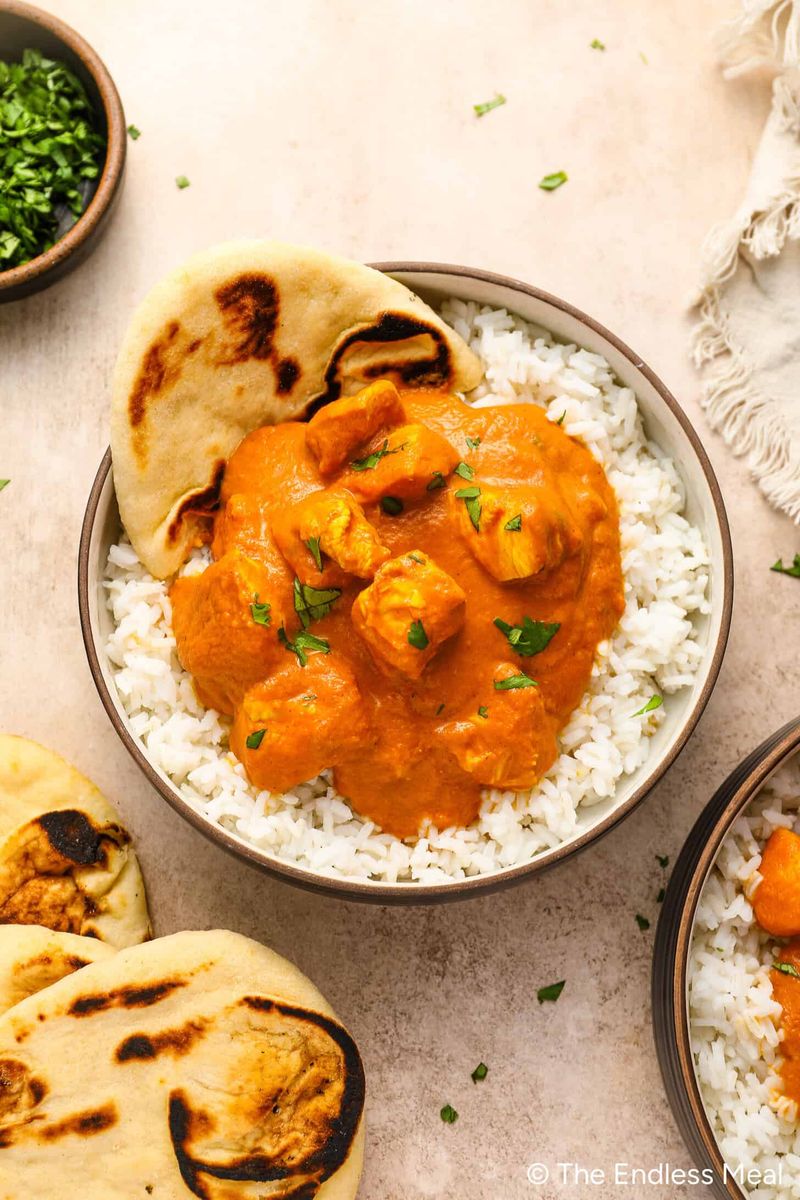 Butter Chicken with Naan