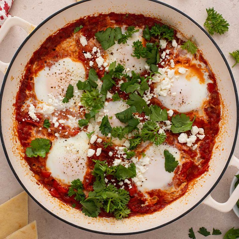Shakshuka with Crusty Bread