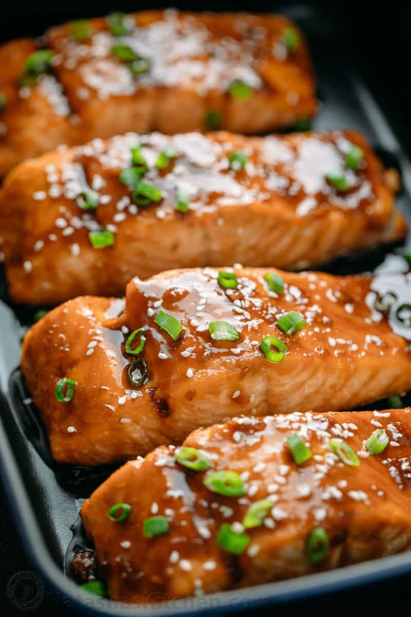 Baked Teriyaki Salmon