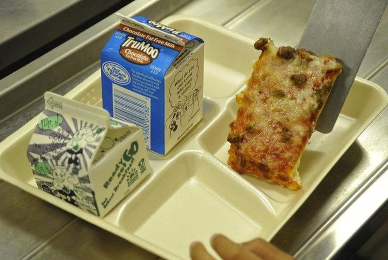 USA: Pizza and Chocolate Milk