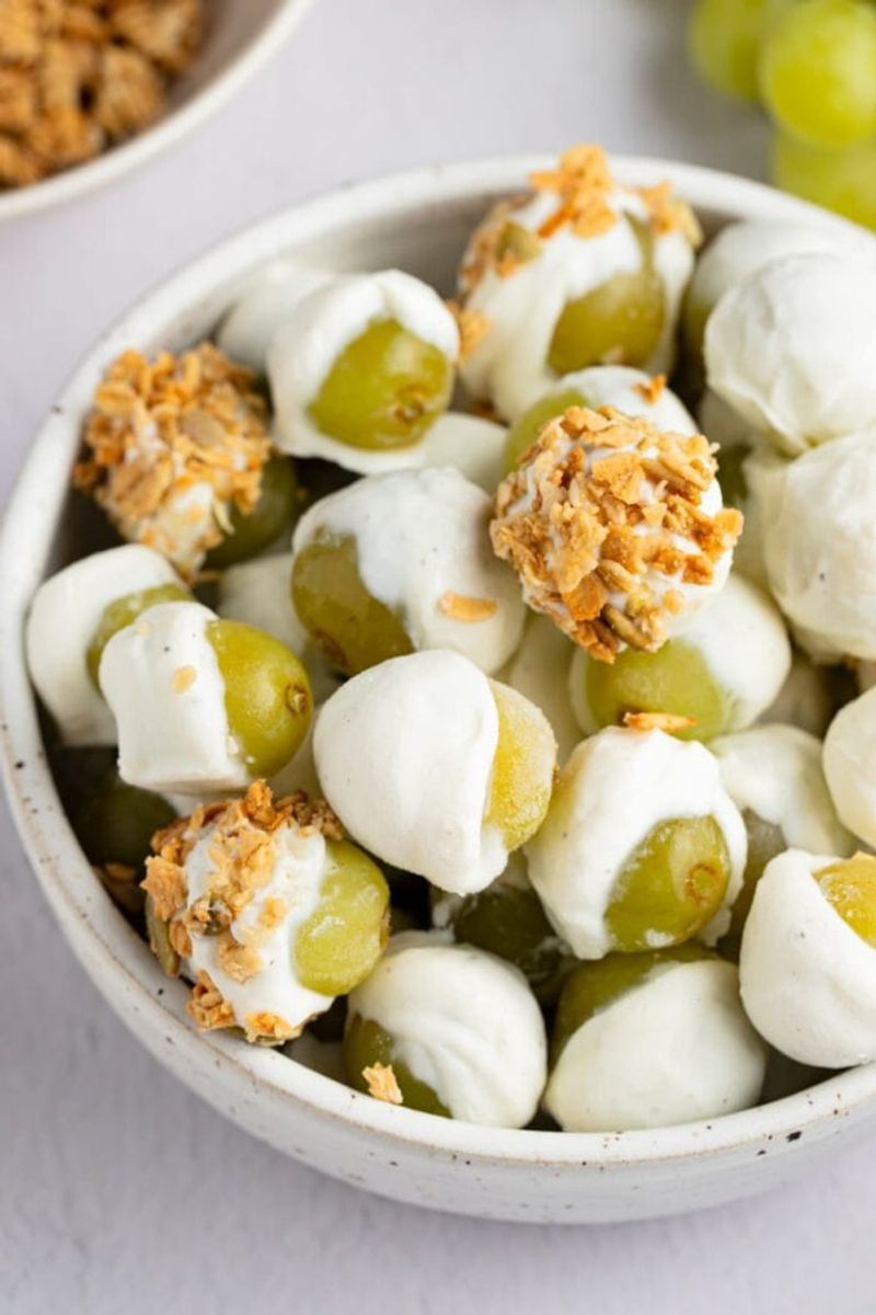 Frozen Grape Clusters