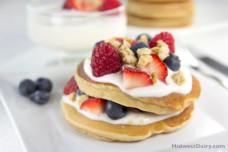 Crunchy Granola and Greek Yogurt