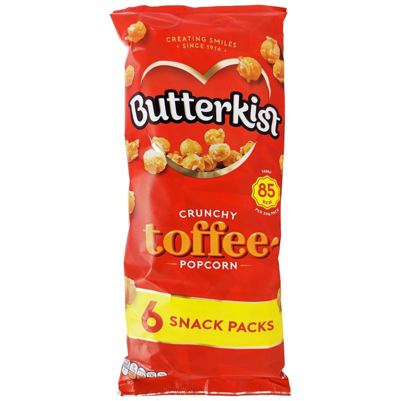 Butterkist Toffee Popcorn Bars