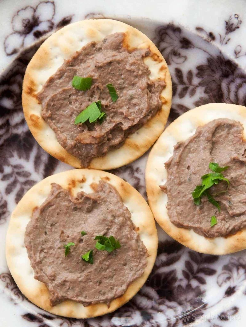 Liver Pate on Crackers