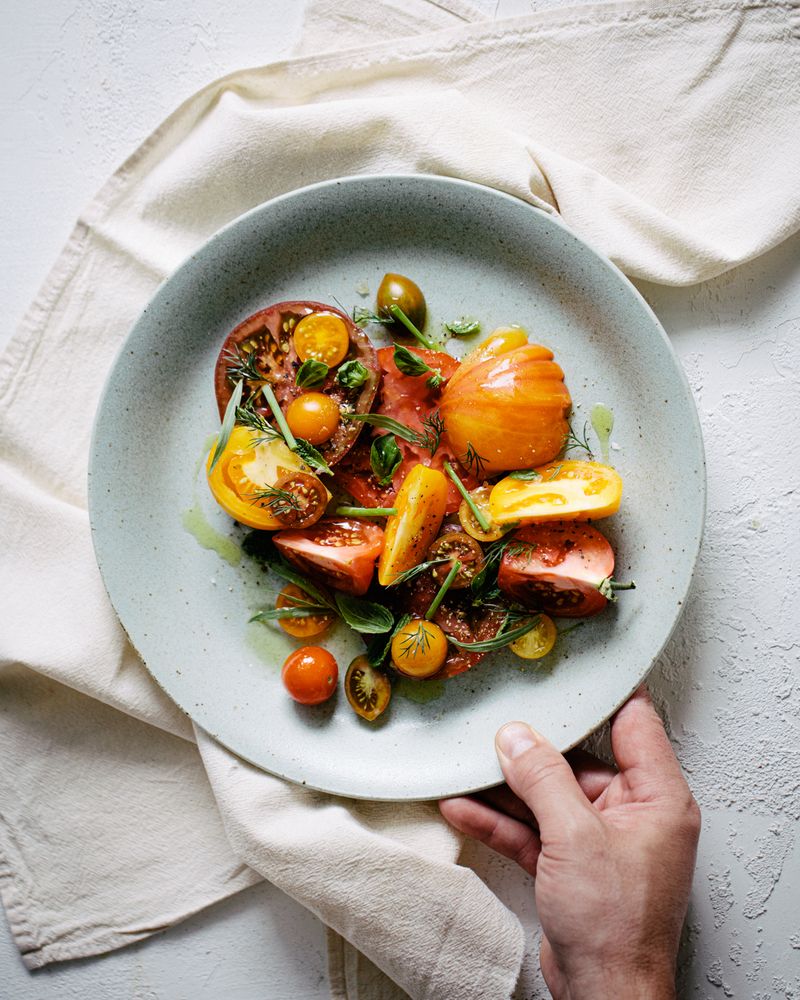 Heirloom Tomato Platter With Herbs