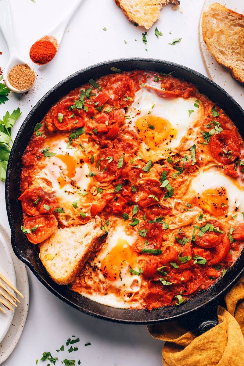Shakshuka With Fresh Tomatoes