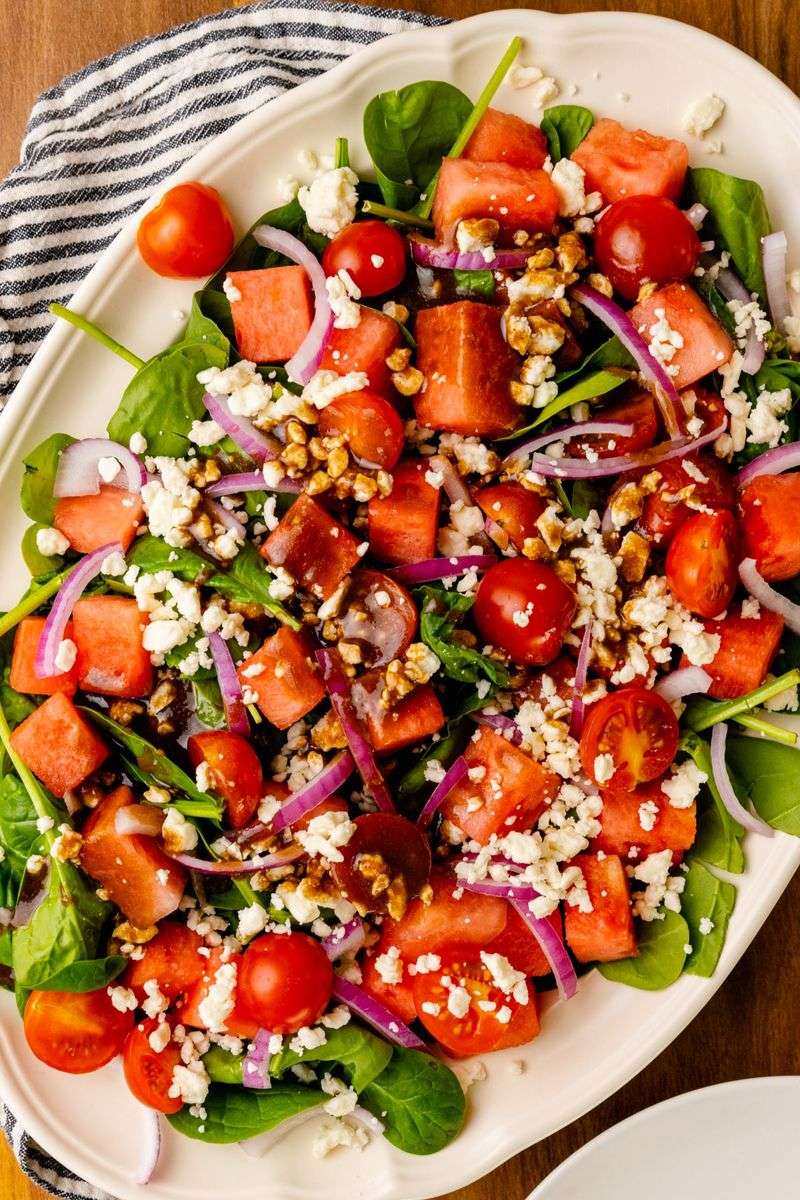 Tomato Watermelon Salad