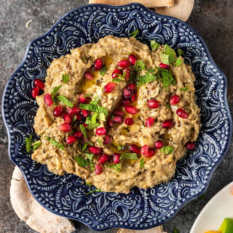 Moutabal with Walnuts