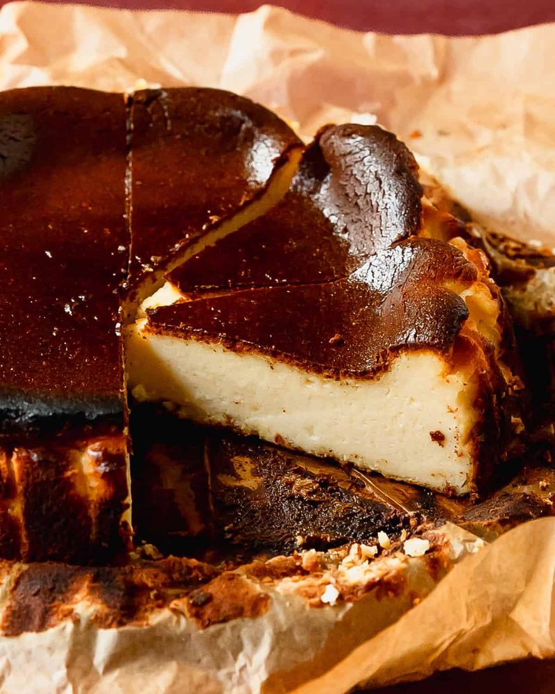Basque Burnt Cheesecake (Spain)