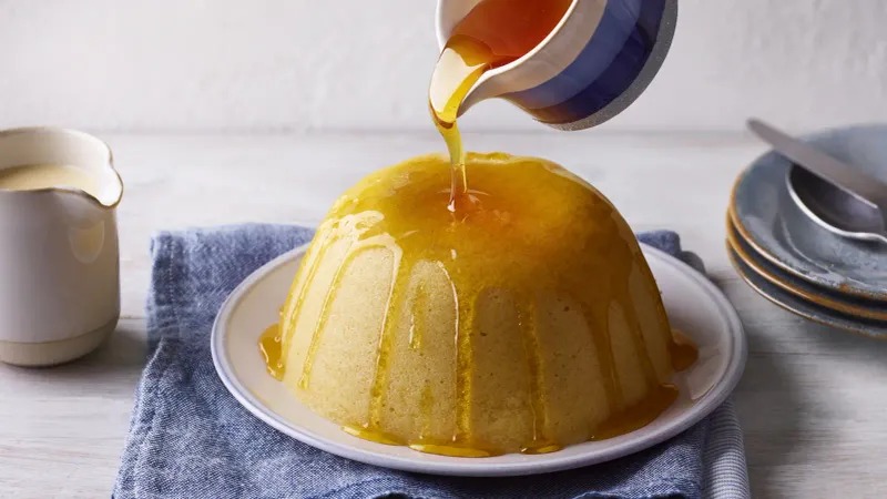 Steamed Syrup Pudding
