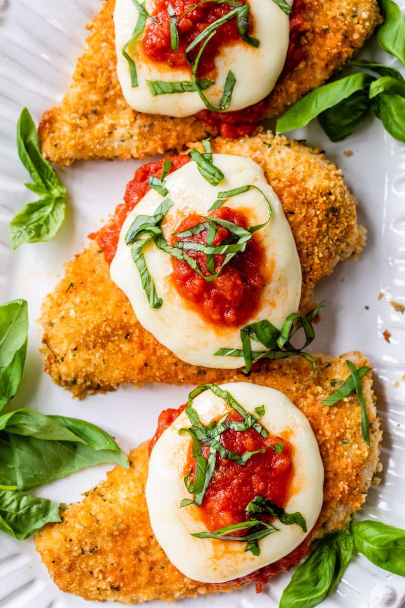 Lighter Chicken Parmesan