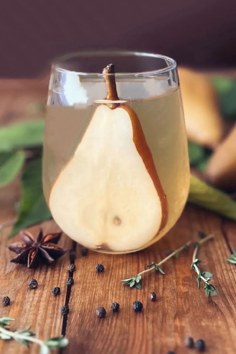 Add a Slice of Fresh Pear for Subtle, Fruity Sweetness