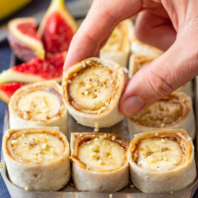 Peanut Butter Banana Roll-Up