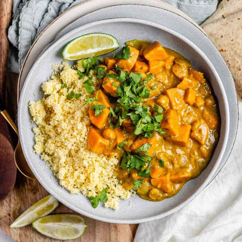 Coconut Curry Couscous Bowl