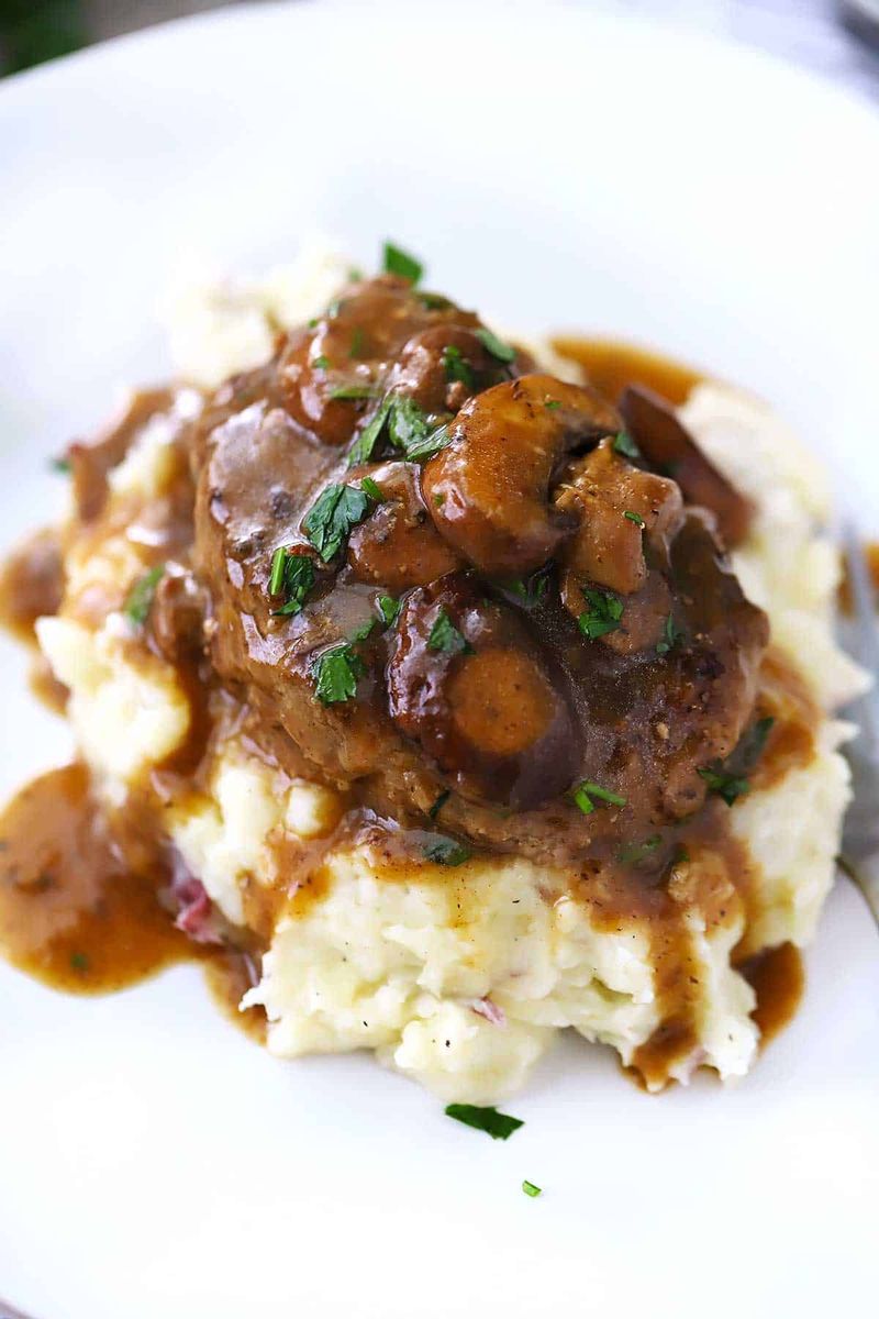 Salisbury Steak with Mushroom Gravy