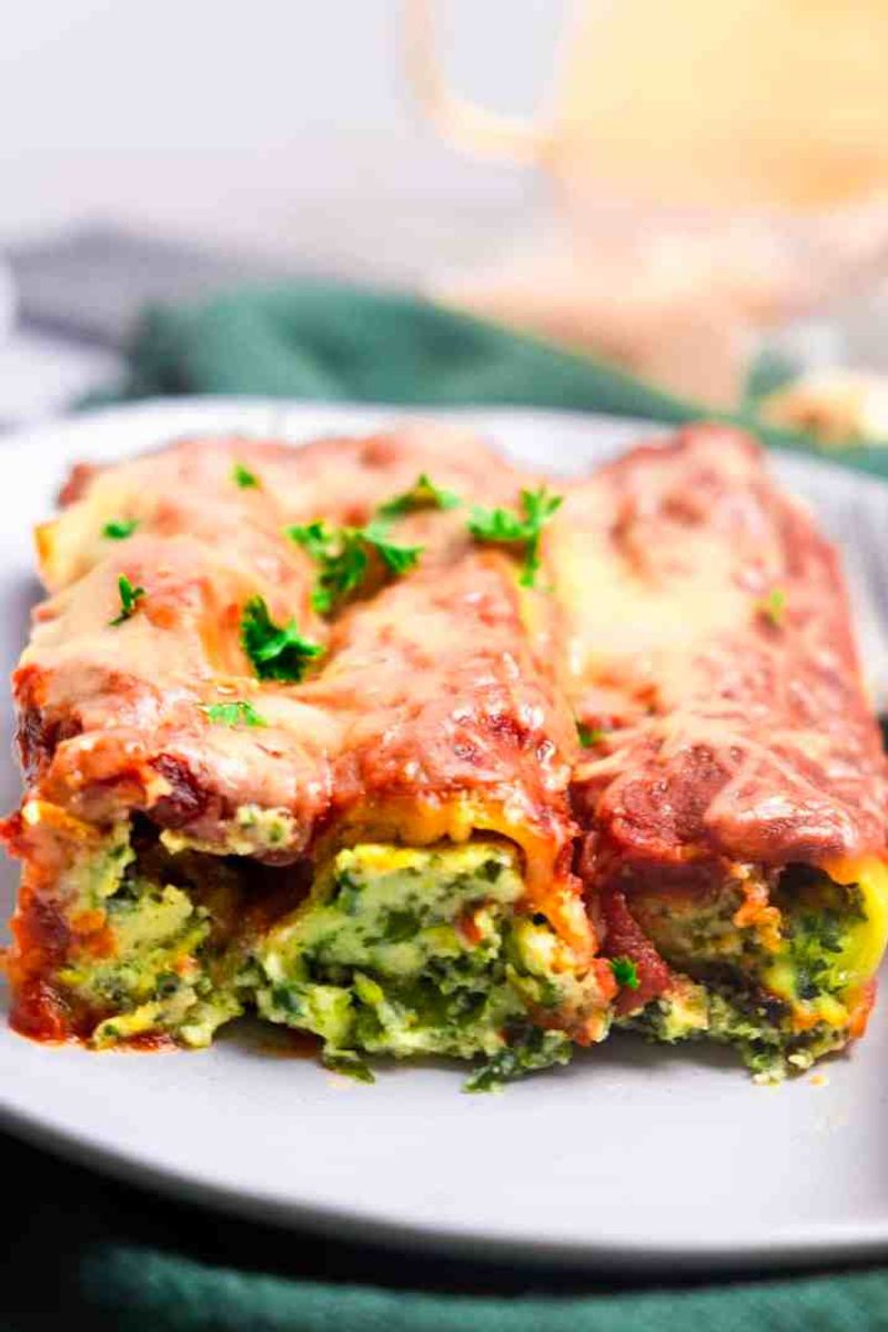 Spinach and Ricotta Cannelloni