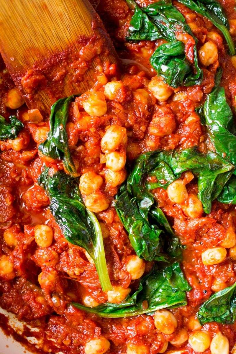 Chickpea and Spinach Stew