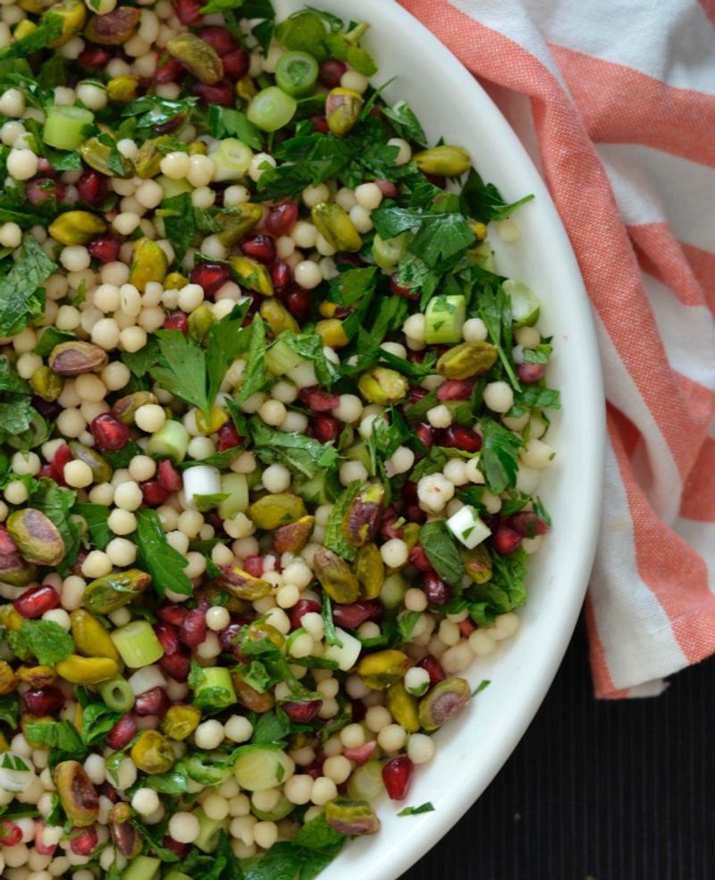 Pomegranate and Pistachio Couscous Salad