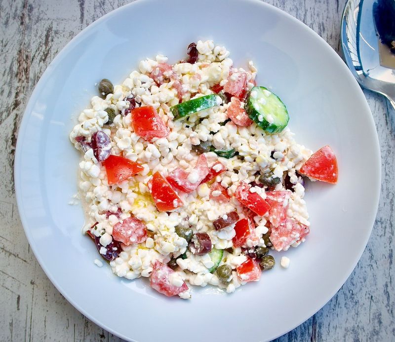 Cottage Cheese and Cucumber Bowl