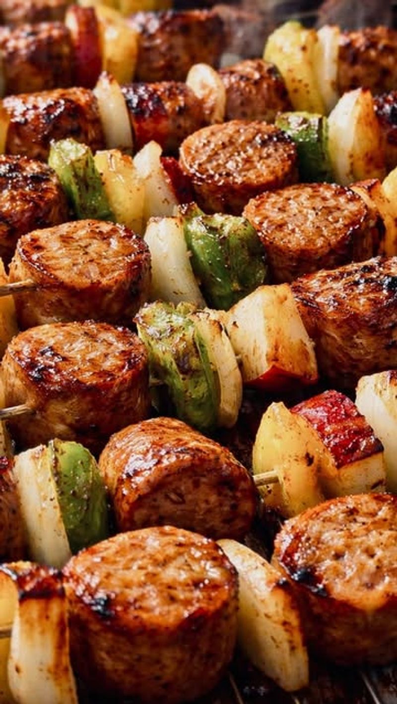 Sausage and Pepper Skewers