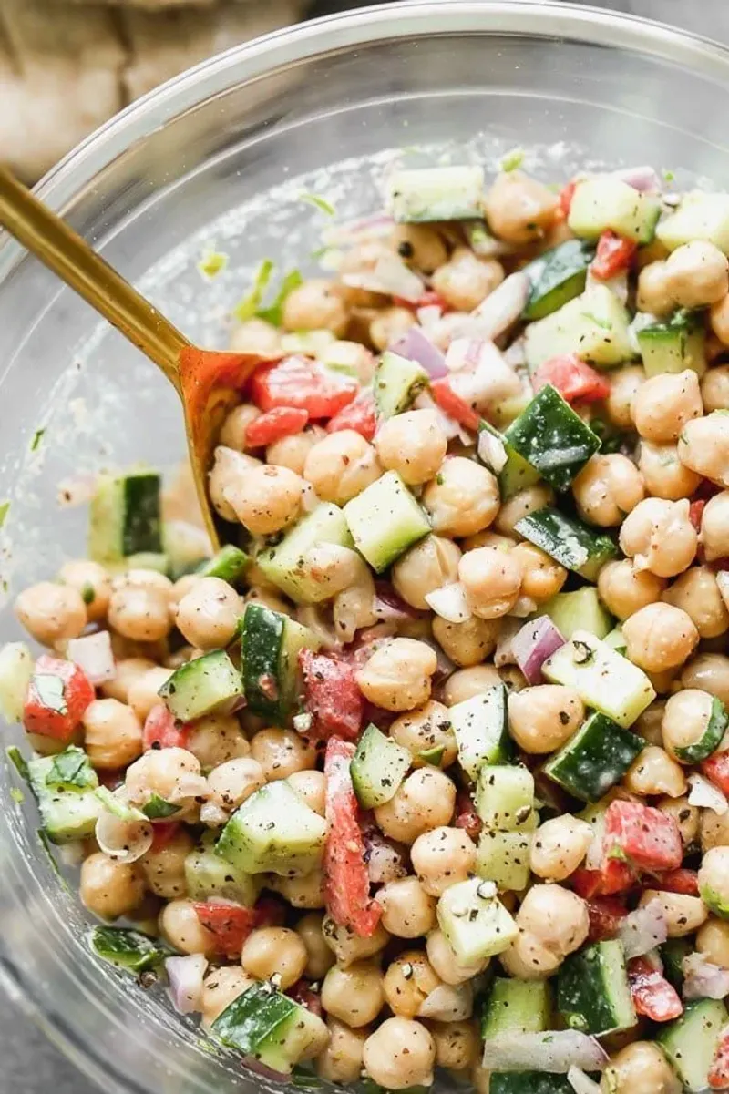 Chickpea and Cucumber Salad